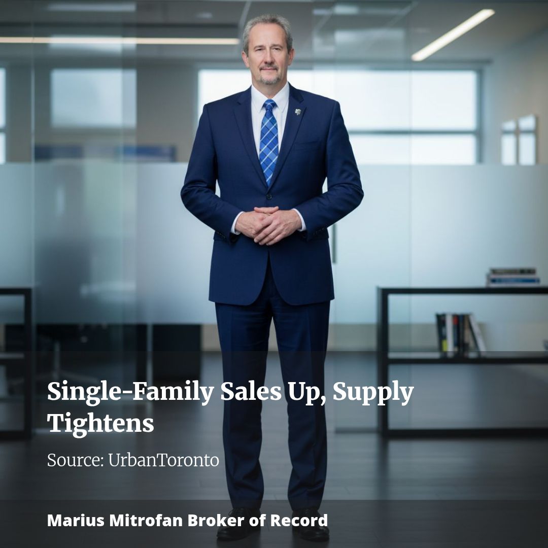Industry Updates: Single-Family Sales Rise, Resale Supply Tightens, Cultural Programming Expands
